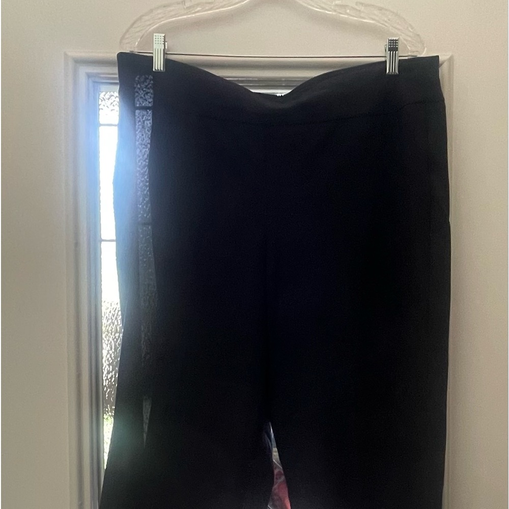 Like New Roz & Ali Classic Dark Navy Silky Slacks/Pants 16